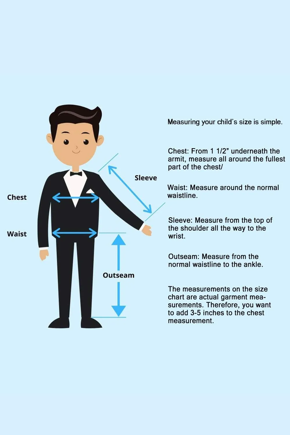 1st Communion Suit for Boys - Boys' Suit - Black, Classic Fit - 7-10 Years
