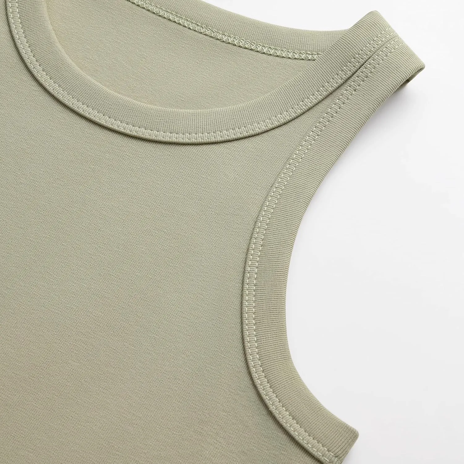 3 Pack Women Sleeveless High Neck Tank Tops Casual Basic Cotton Crop Tops Slim Fit Shirts for Women