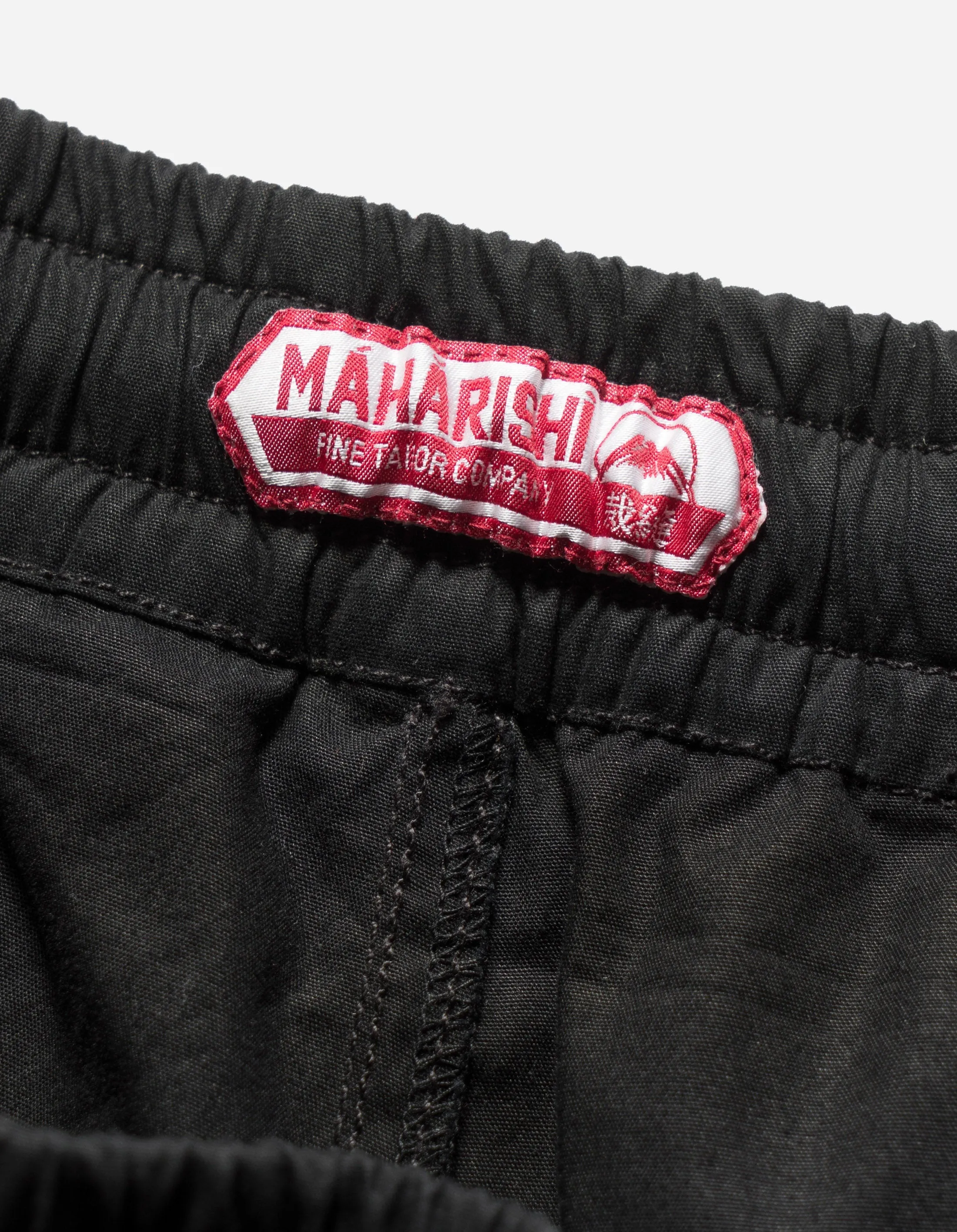 6056 Asym Hakama Shorts Black