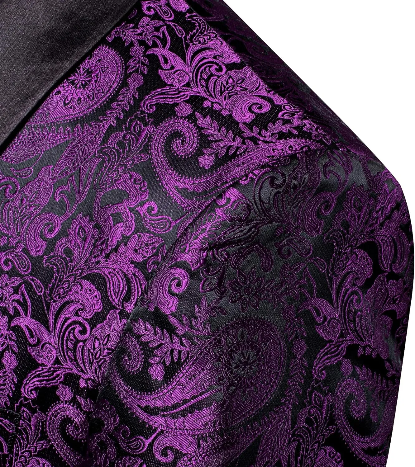 Barry.Wang Blazer for Men Paisley Sport Coat Lightweight Suit Jacket Regular Tuxedo Flower Mardi Gras Carnival Gift