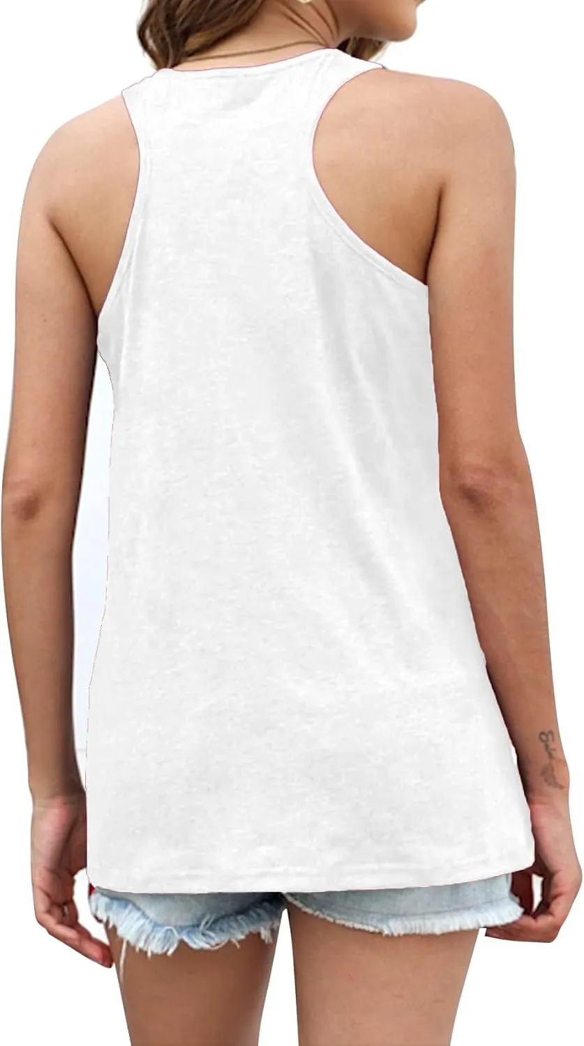 Baseball Shirt Women Baseball Tank Tops Baseball Heart Graphic Shirts Baseball Sleeveless Casual Baseball Game Vest Tops