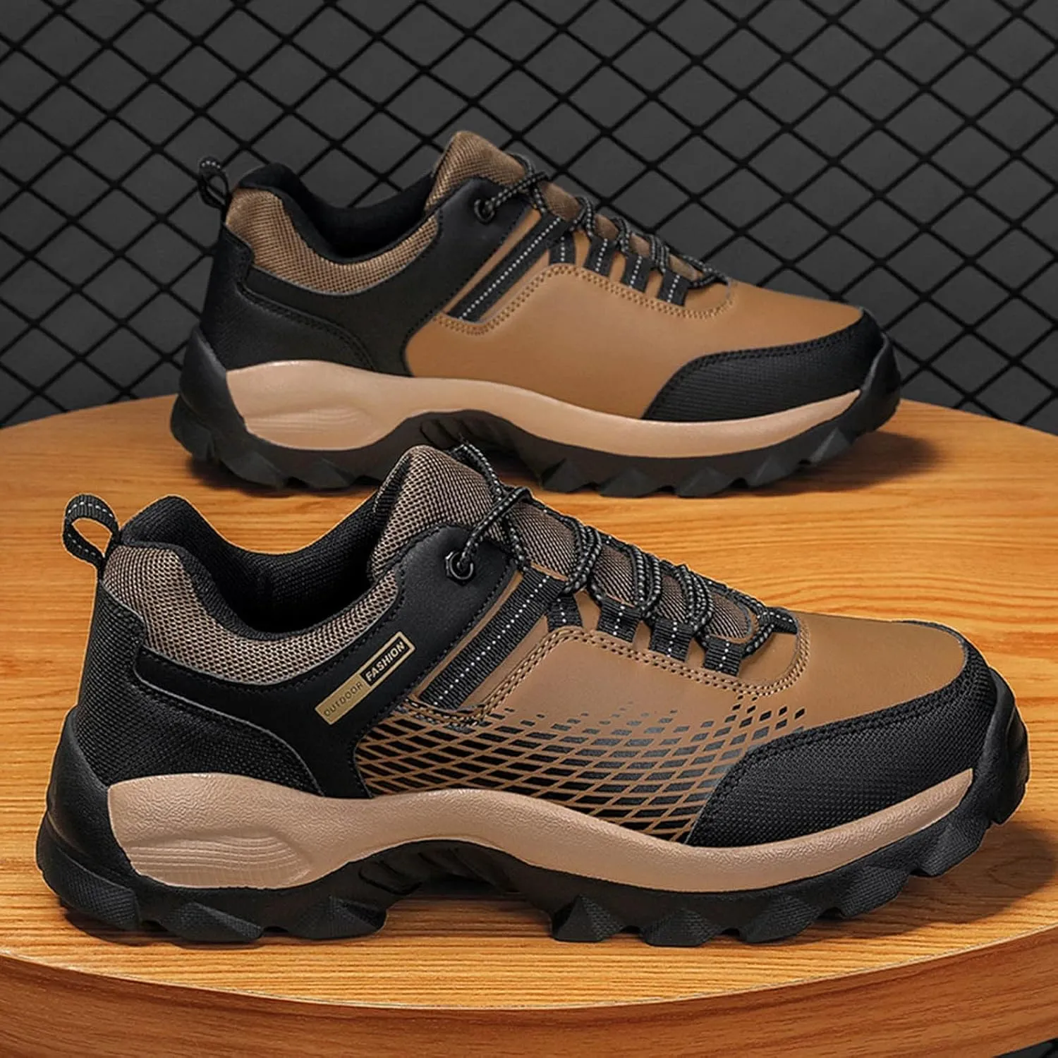 BORAMAX Men's Walking Shoes Lightweight Running Shoes Men's Outdoor Hiking Shoes Ultra Light Casual Non Slip Athletic Shoes