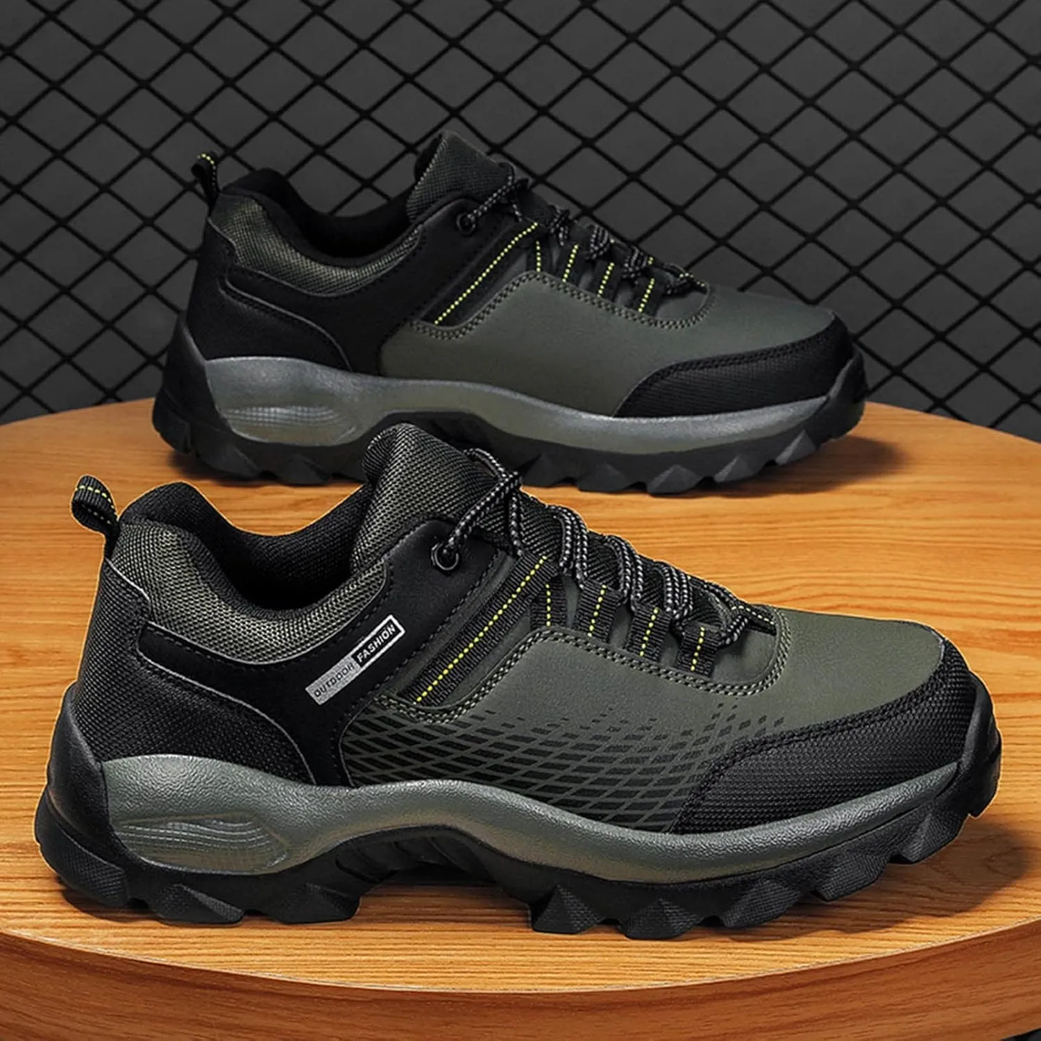 BORAMAX Men's Walking Shoes Lightweight Running Shoes Men's Outdoor Hiking Shoes Ultra Light Casual Non Slip Athletic Shoes