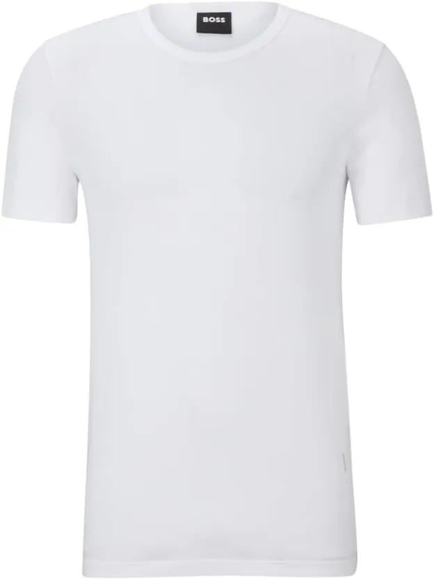 BOSS Men's 2 Pack Crew Neck Stretch Undershirts
