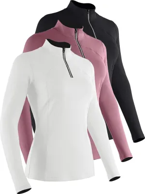 CADMUS Women's Compression Long Sleeve Shirts for Hiking Running Dry Fit Tights