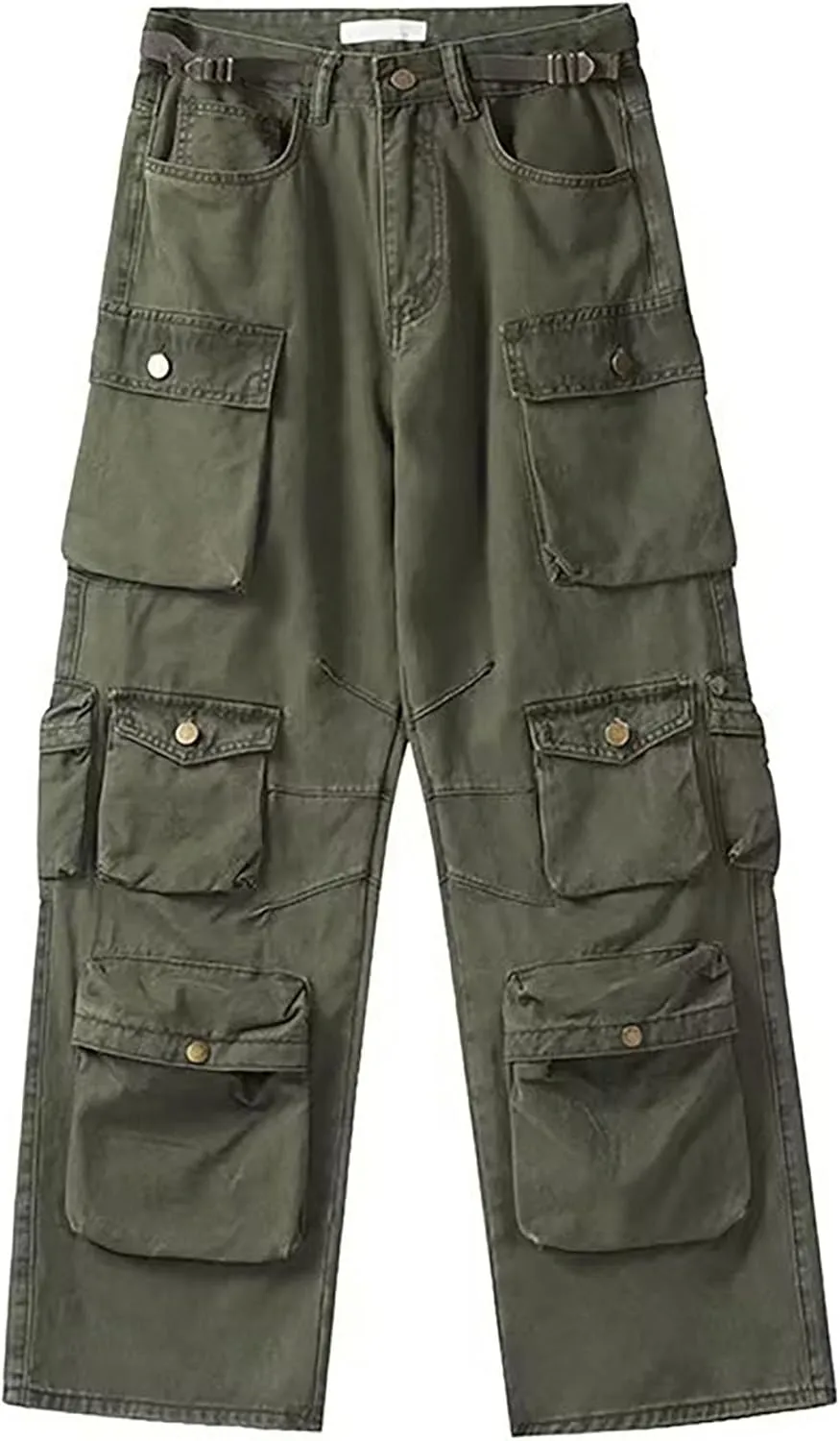 Cargo Jogger Pants for Men - Japanese High Street Punk Harem Style - Functional Streetwear - Mens Fashion Pants