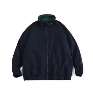 Cityboy Solid Color Stand Collar Oversize Jacket Outdoor Simple Loose Coat