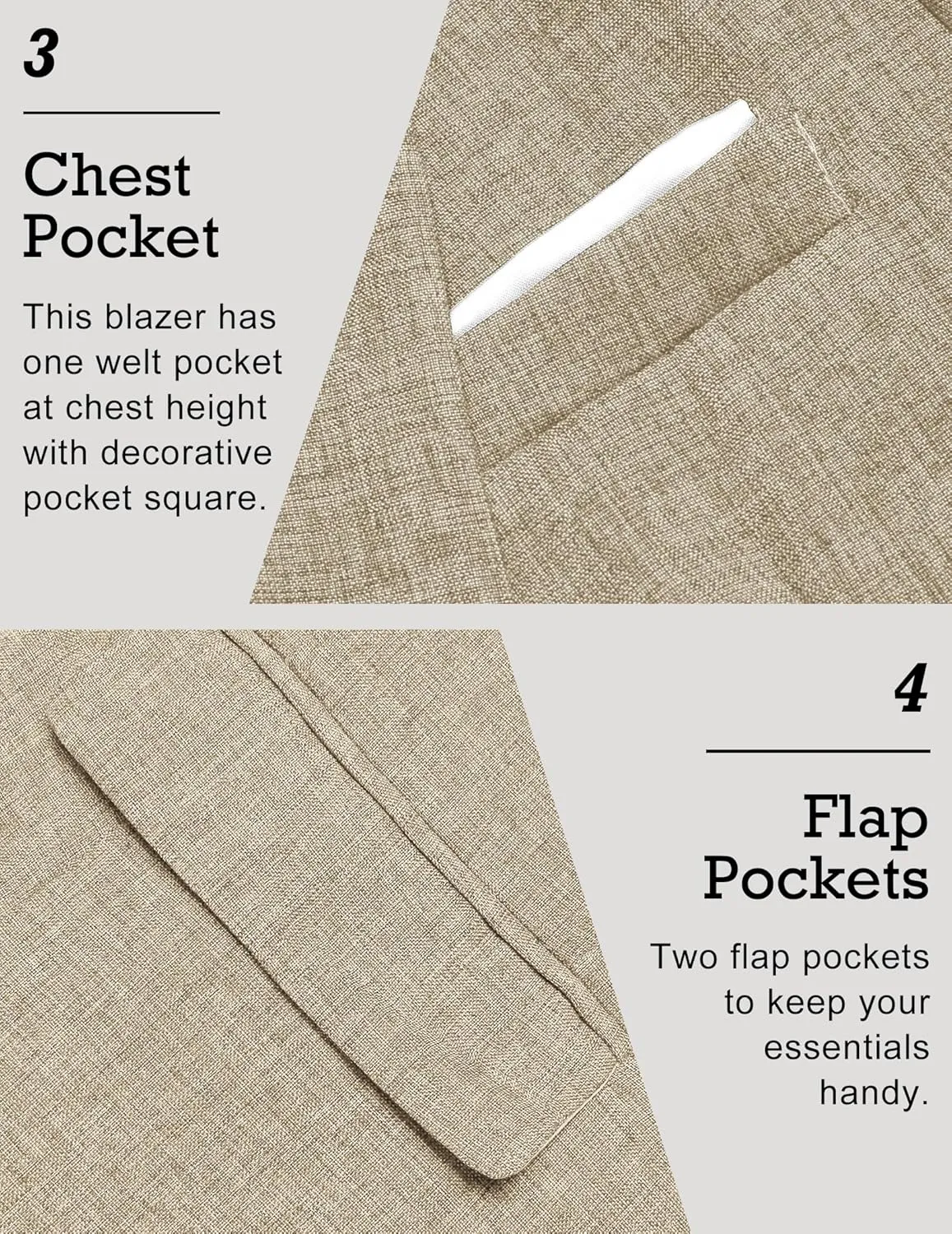 COOFANDY Men's Blazer Casual Sport Coats Slim Fit One Button Lightweight Suit Jacket