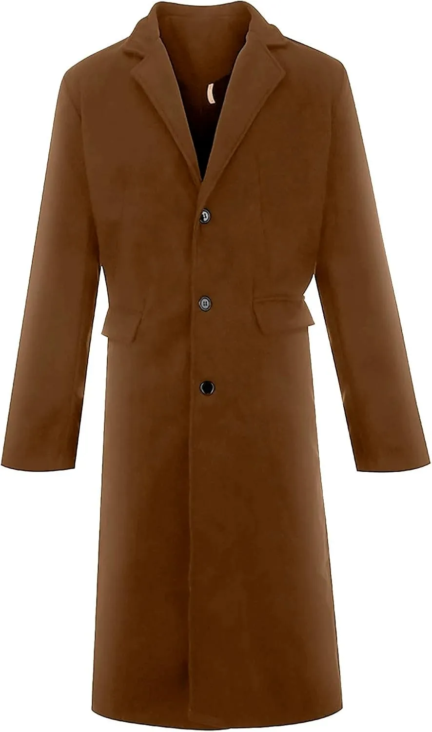 Duster Coat Print Lapel Button Down Long Sleeve Long Cardigan Windbreaker Loose Winter and Autumn Coat Jackets For