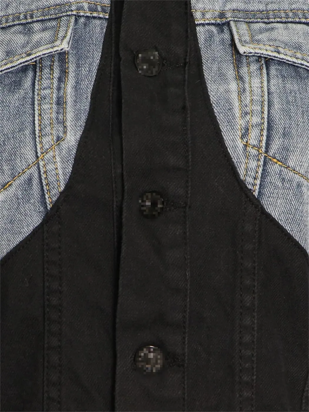 Dvbfufv Patchwork Denim Jacket Women Lapel Collar Long Sleeve Casual Coats Tops Female Korean Fashion Clothing