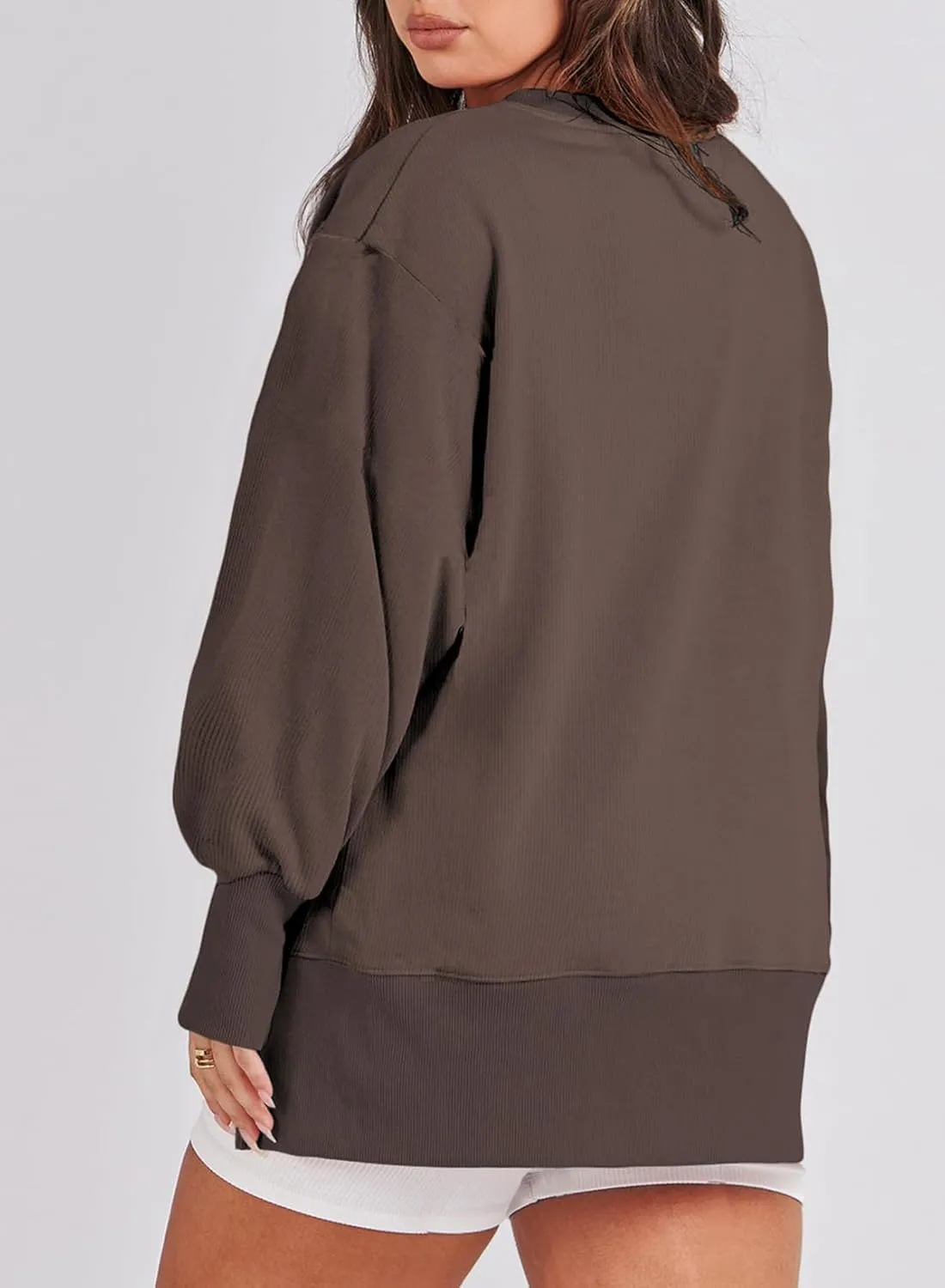 Eytino Plus Size Sweatshirt for Women Oversized Long Sleeve Crewneck Casual Loose Fall Fashion Outfits Tops(1X-5X)