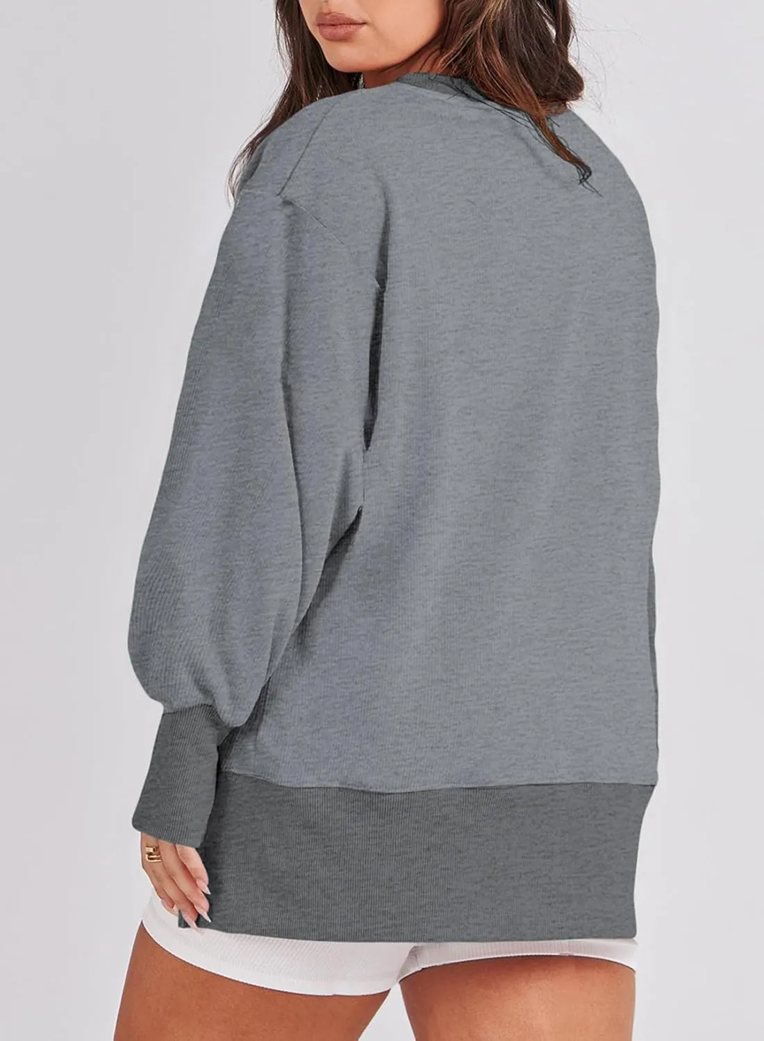 Eytino Plus Size Sweatshirt for Women Oversized Long Sleeve Crewneck Casual Loose Fall Fashion Outfits Tops(1X-5X)