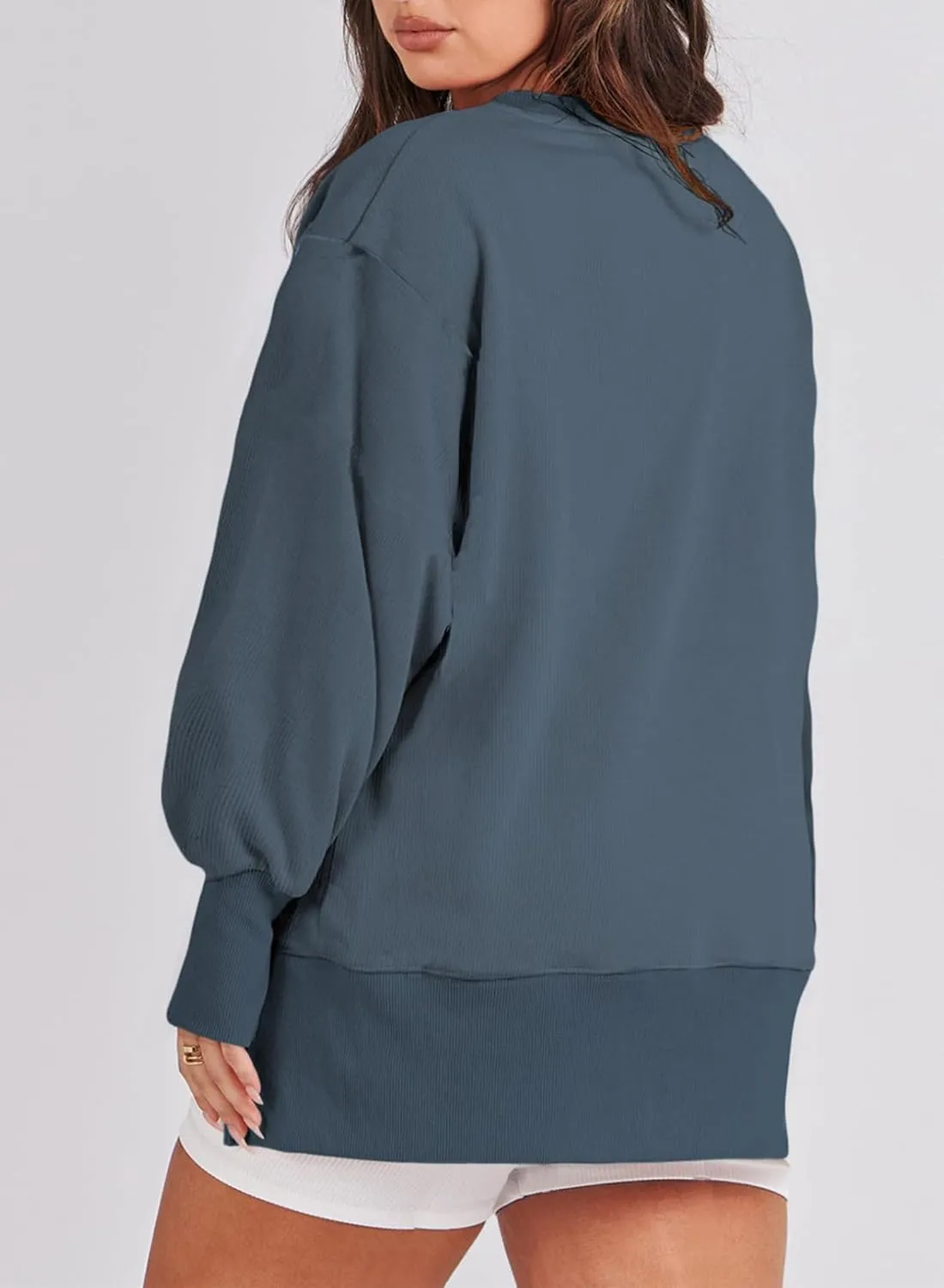 Eytino Plus Size Sweatshirt for Women Oversized Long Sleeve Crewneck Casual Loose Fall Fashion Outfits Tops(1X-5X)