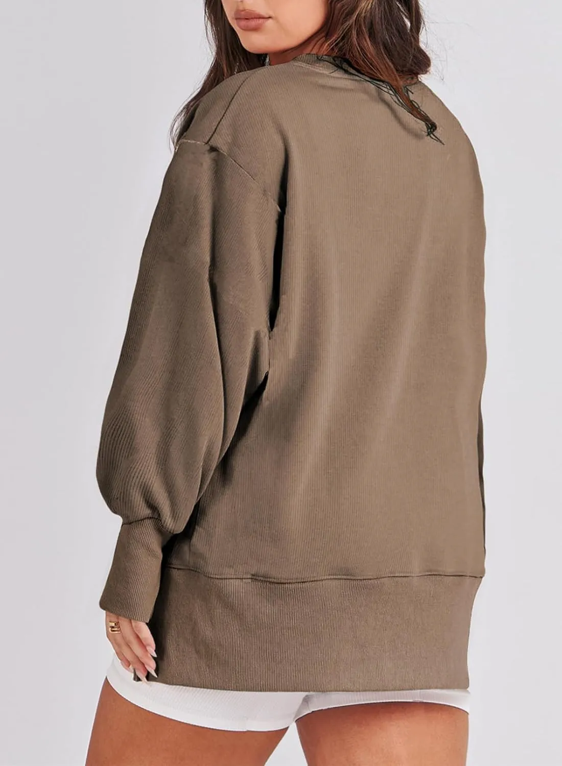 Eytino Plus Size Sweatshirt for Women Oversized Long Sleeve Crewneck Casual Loose Fall Fashion Outfits Tops(1X-5X)