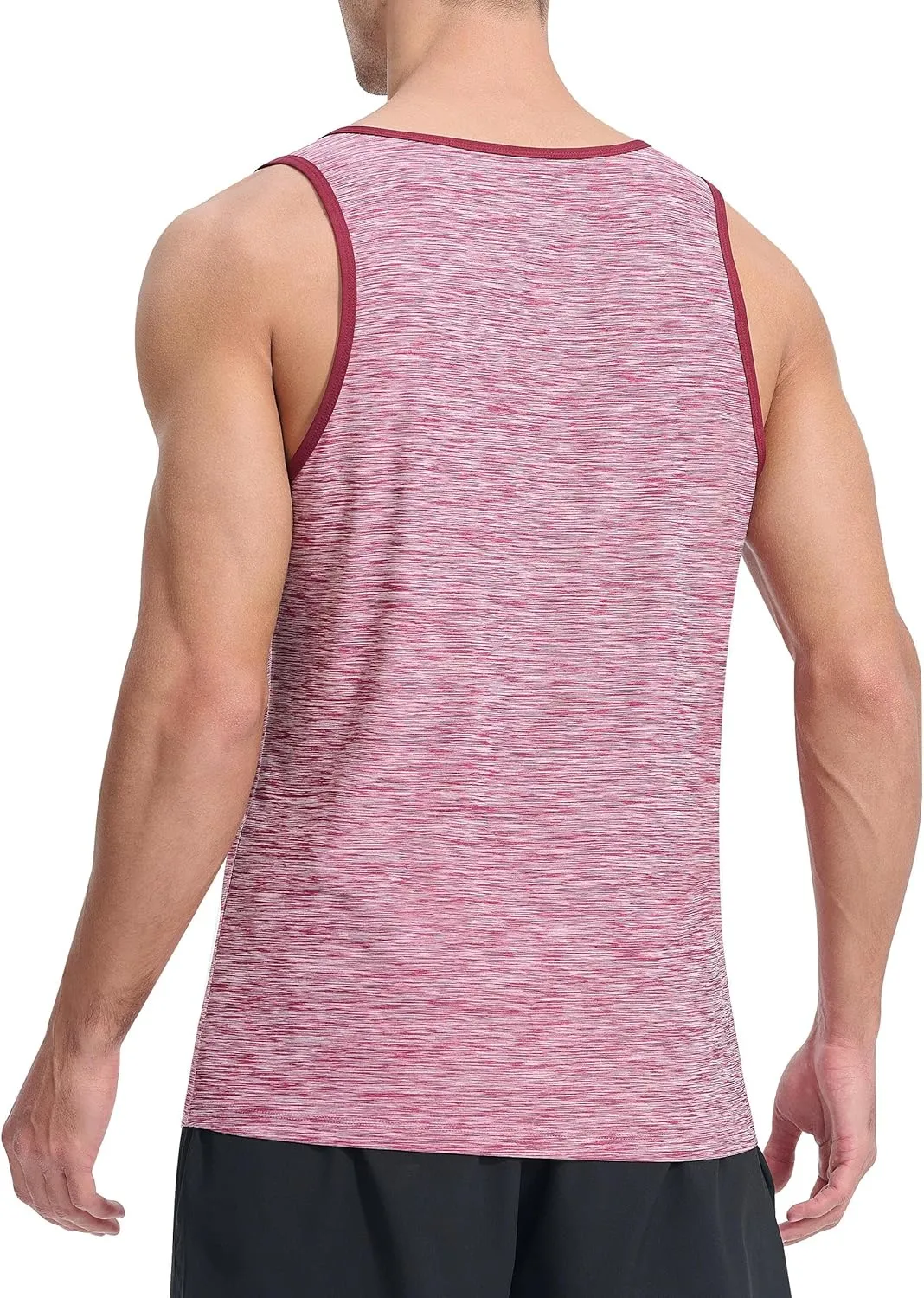 EZRUN Men's Tank Tops Quick Dry Workout Gym Sleeveless Shirts Summer Running Athletic Swim Shirts