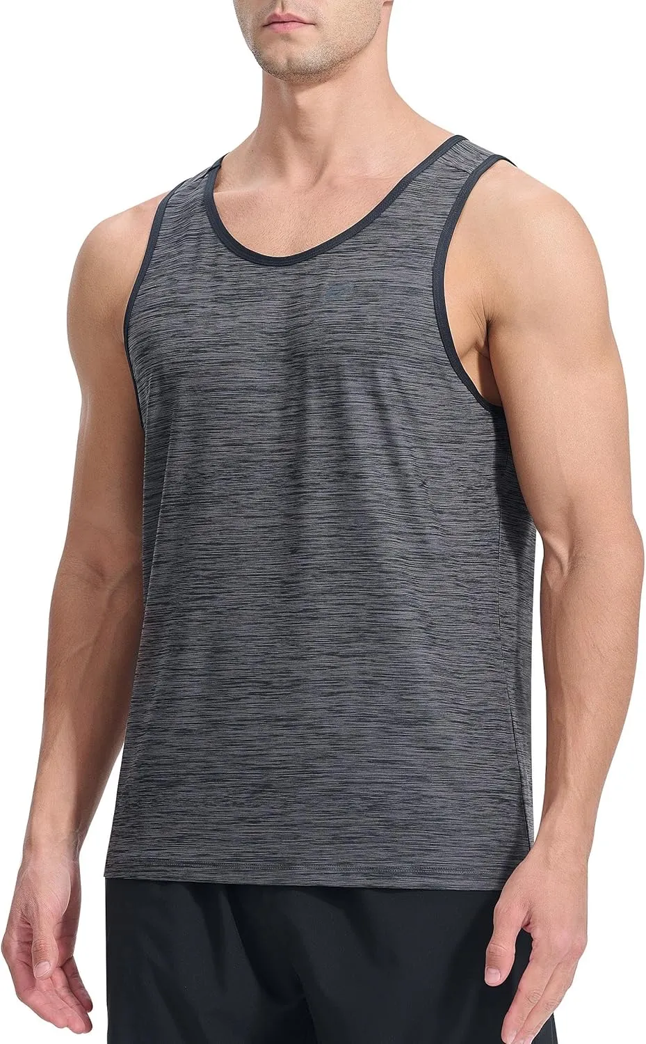 EZRUN Men's Tank Tops Quick Dry Workout Gym Sleeveless Shirts Summer Running Athletic Swim Shirts