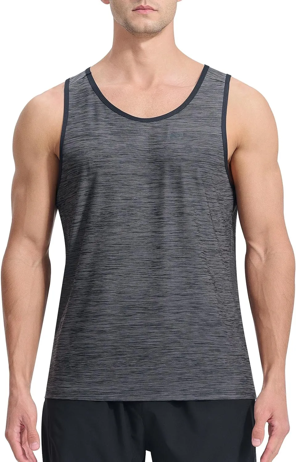 EZRUN Men's Tank Tops Quick Dry Workout Gym Sleeveless Shirts Summer Running Athletic Swim Shirts