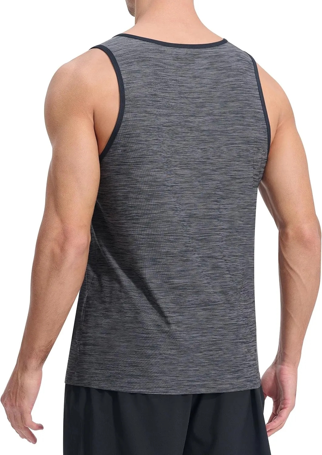 EZRUN Men's Tank Tops Quick Dry Workout Gym Sleeveless Shirts Summer Running Athletic Swim Shirts