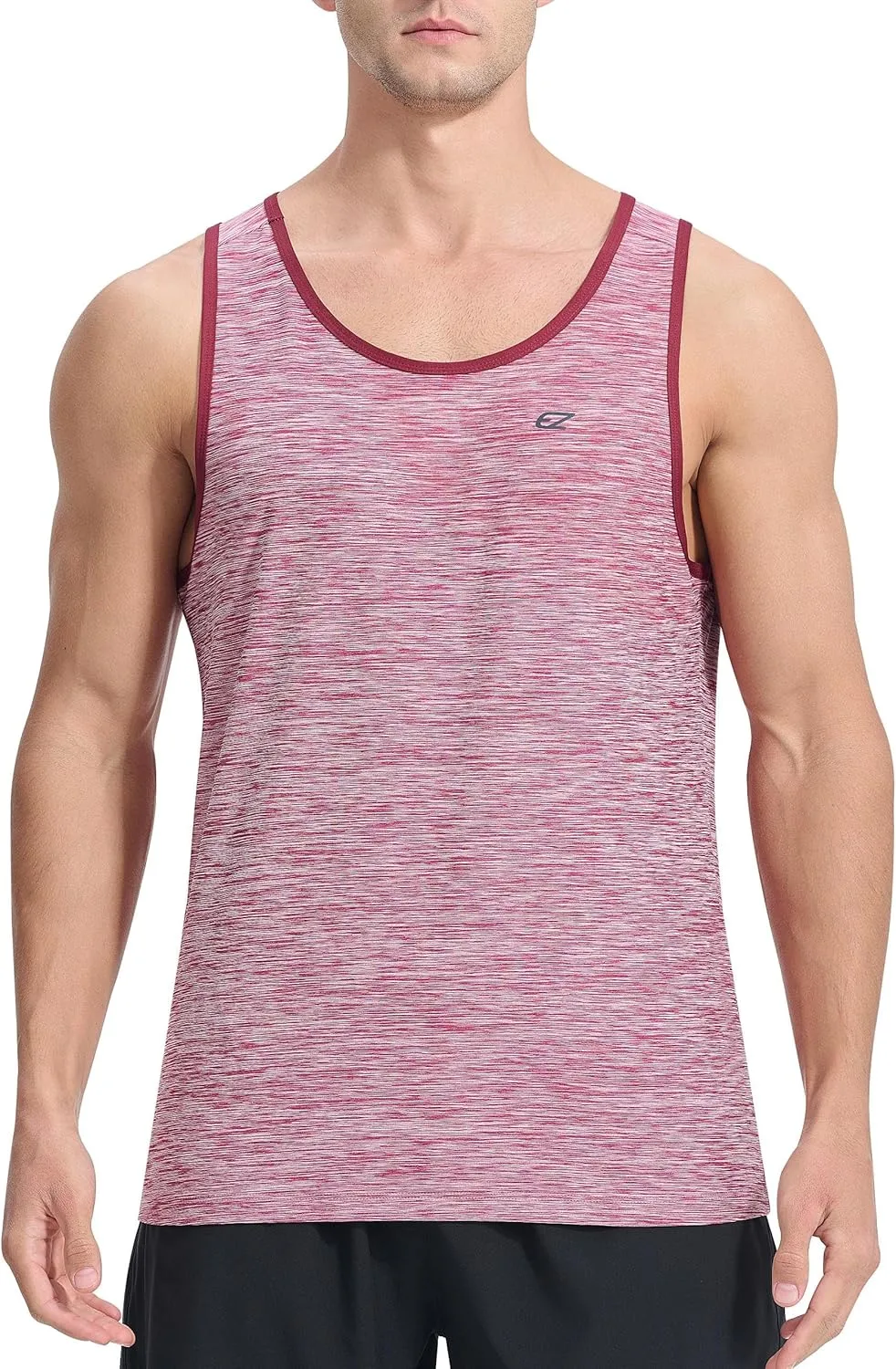 EZRUN Men's Tank Tops Quick Dry Workout Gym Sleeveless Shirts Summer Running Athletic Swim Shirts