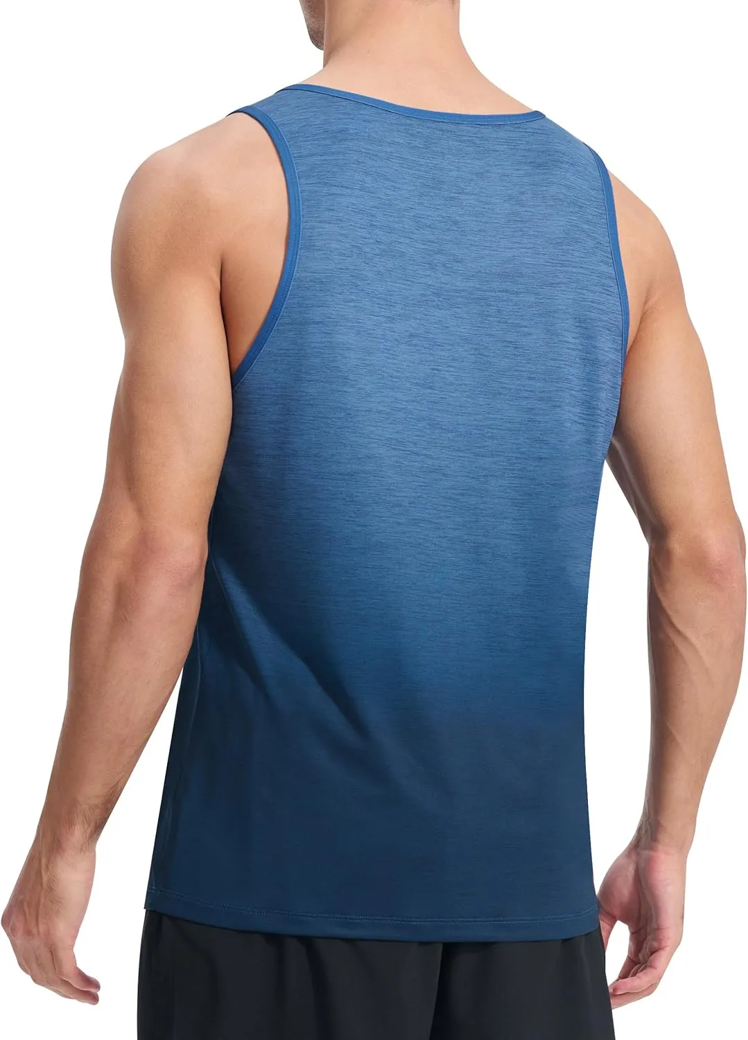 EZRUN Men's Tank Tops Quick Dry Workout Gym Sleeveless Shirts Summer Running Athletic Swim Shirts