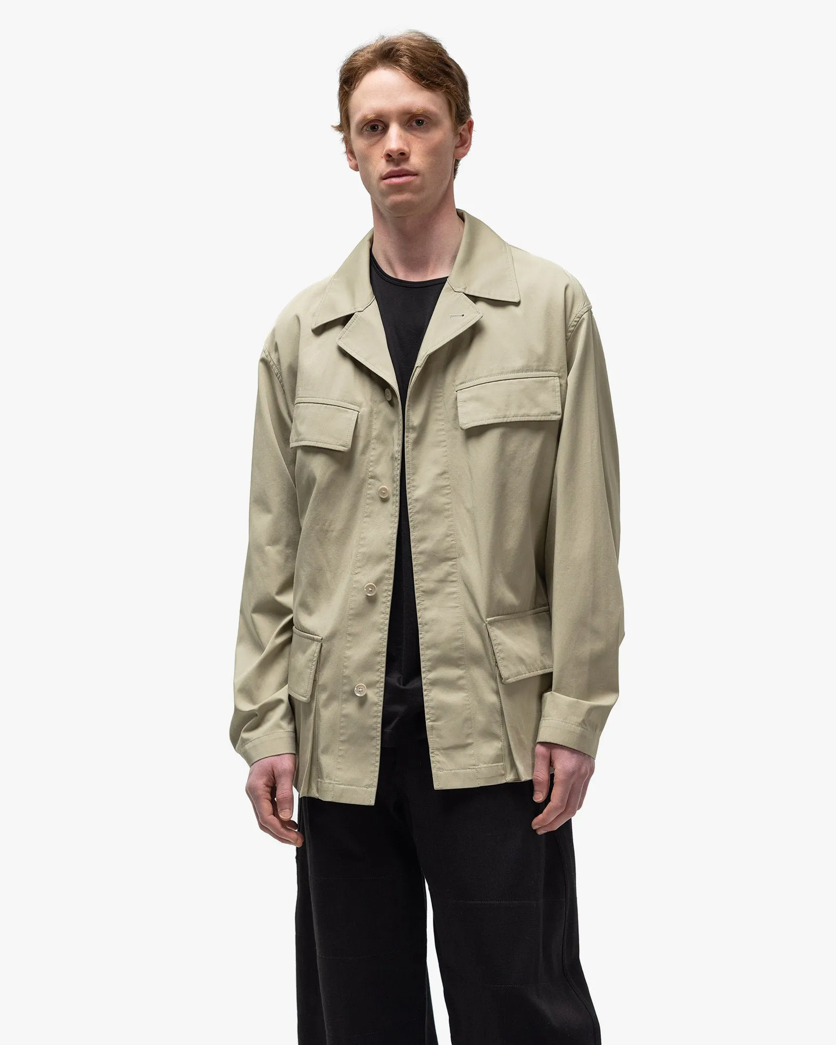 Four Pockets Jacket Light Sage
