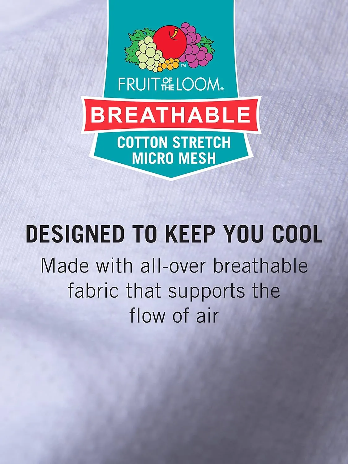 Fruit of the Loom Men's Big & Tall Breathable Undershirts