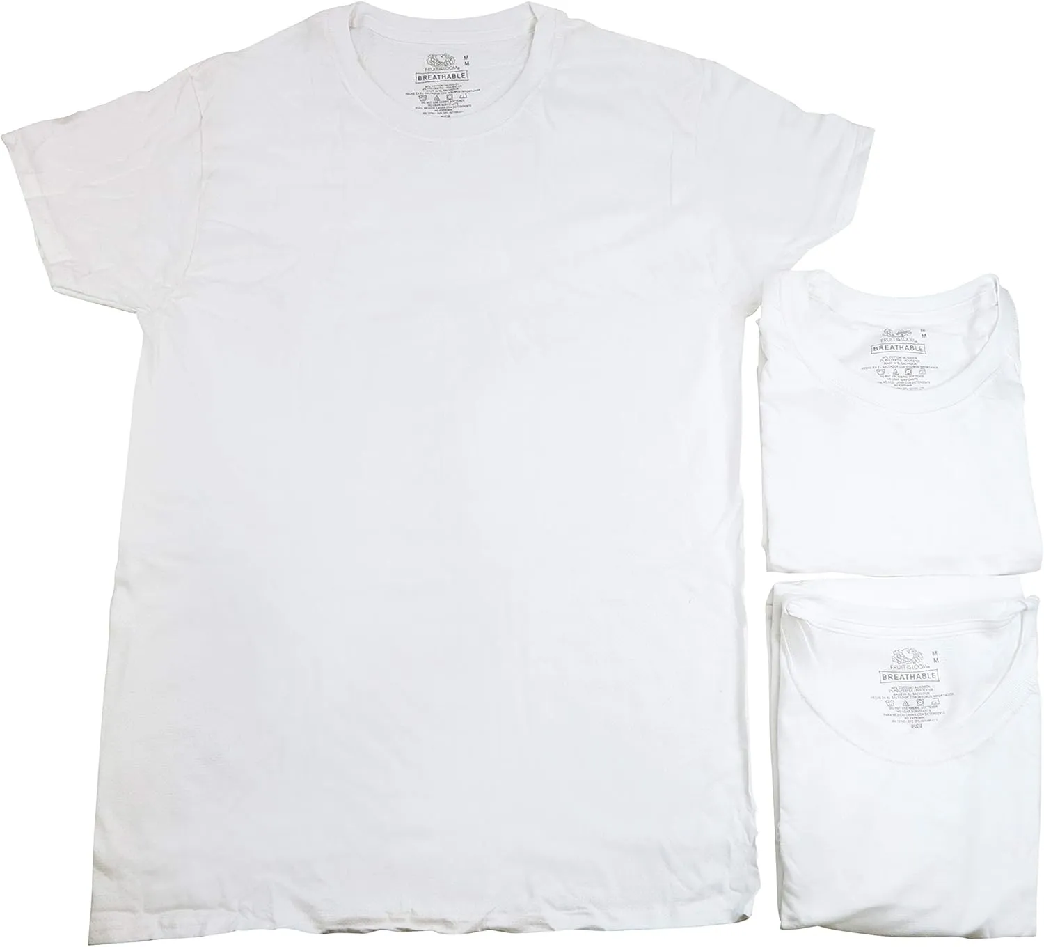 Fruit of the Loom Men's Big & Tall Breathable Undershirts