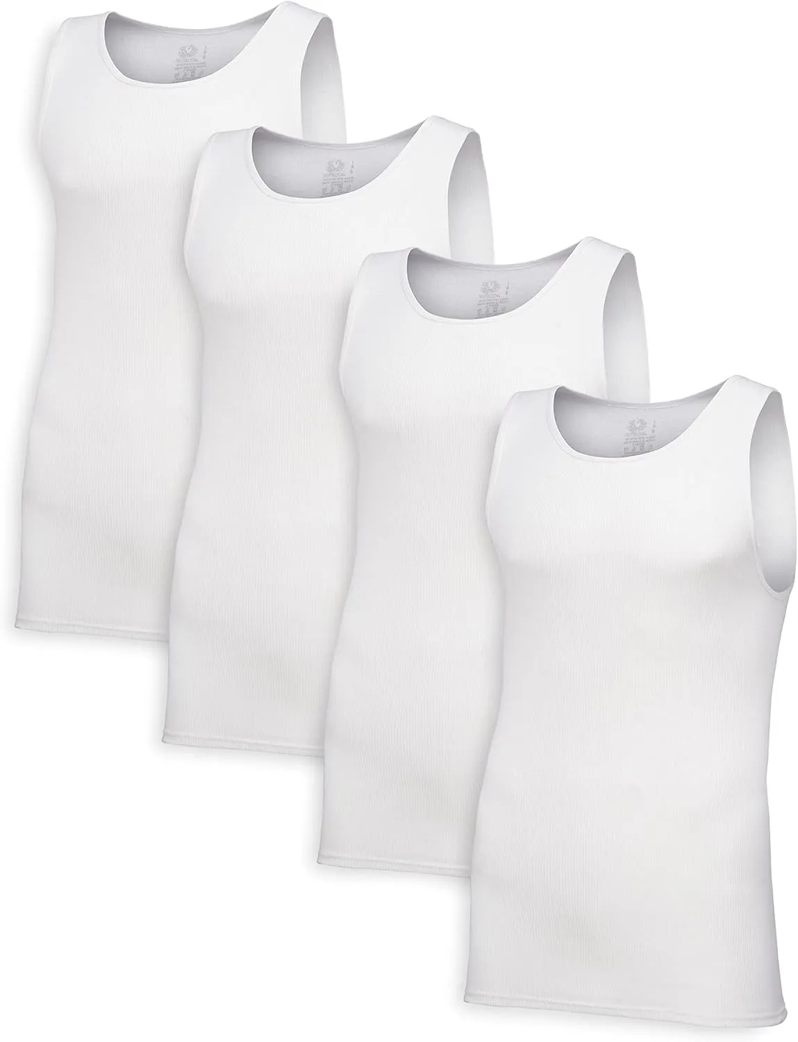 Fruit of the Loom Men's Tag-Free Cotton Undershirts