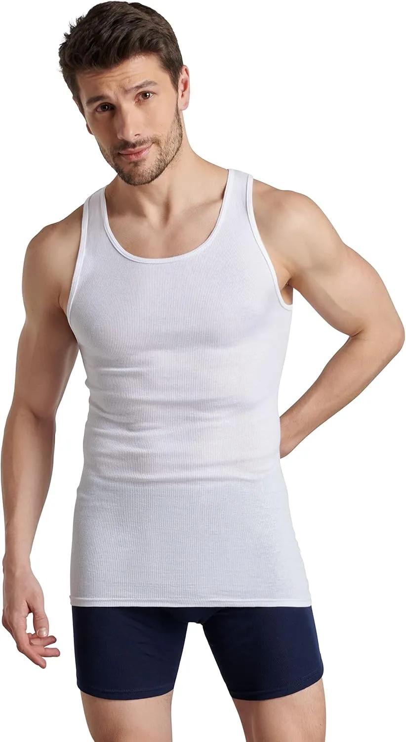 Fruit of the Loom Men's Tag-Free Cotton Undershirts