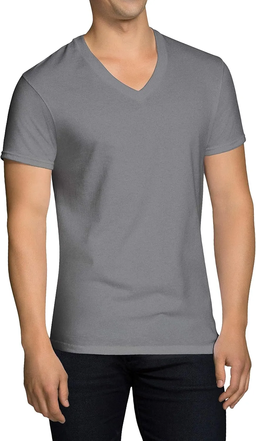 Fruit of the Loom Men's V-Neck T-Shirt Multipack