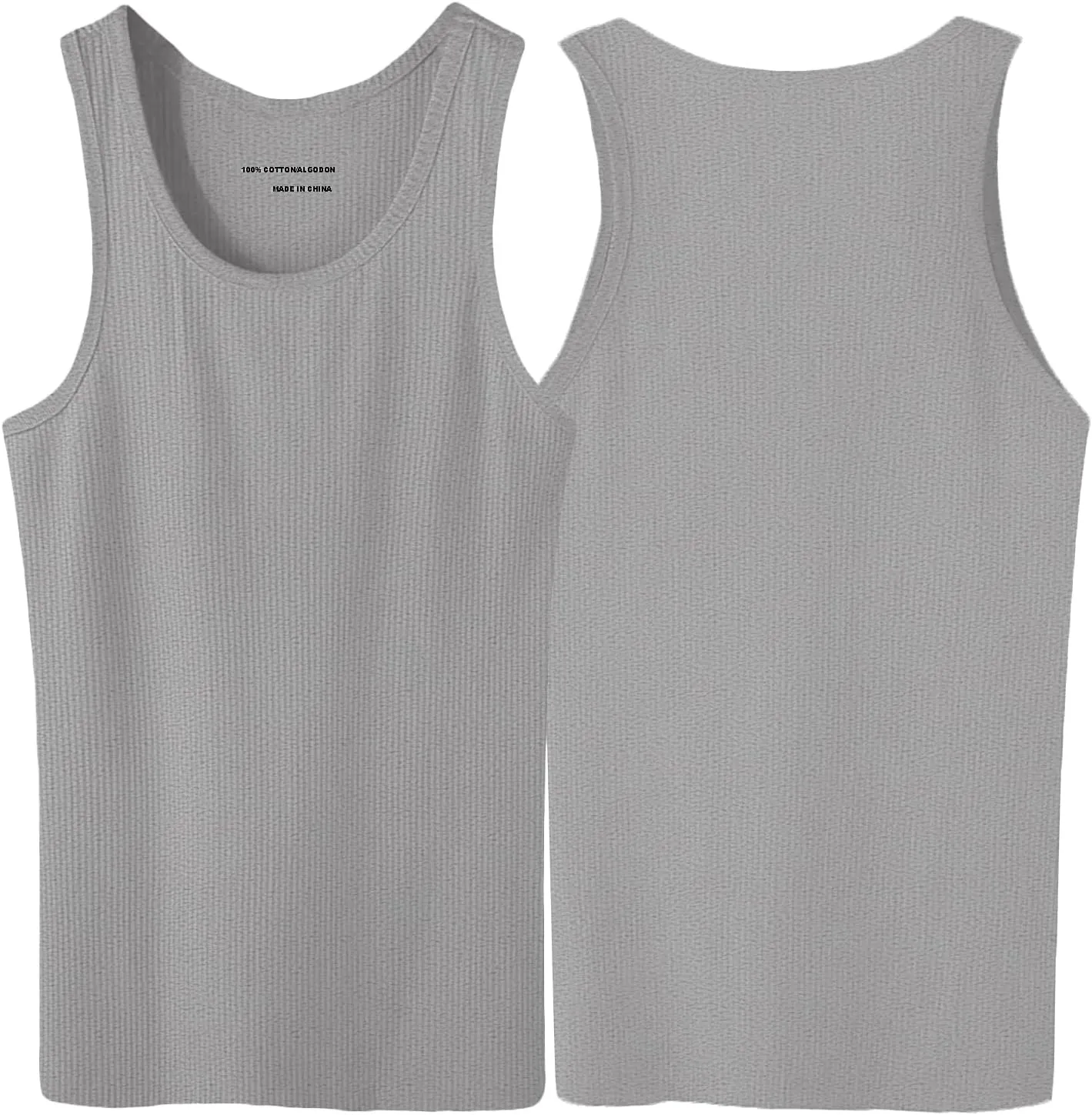 Glory Max 4-6 Pack Men 100% Cotton Ribbed Plain Tank Tops Wife Beater A-Shirts Undershirts