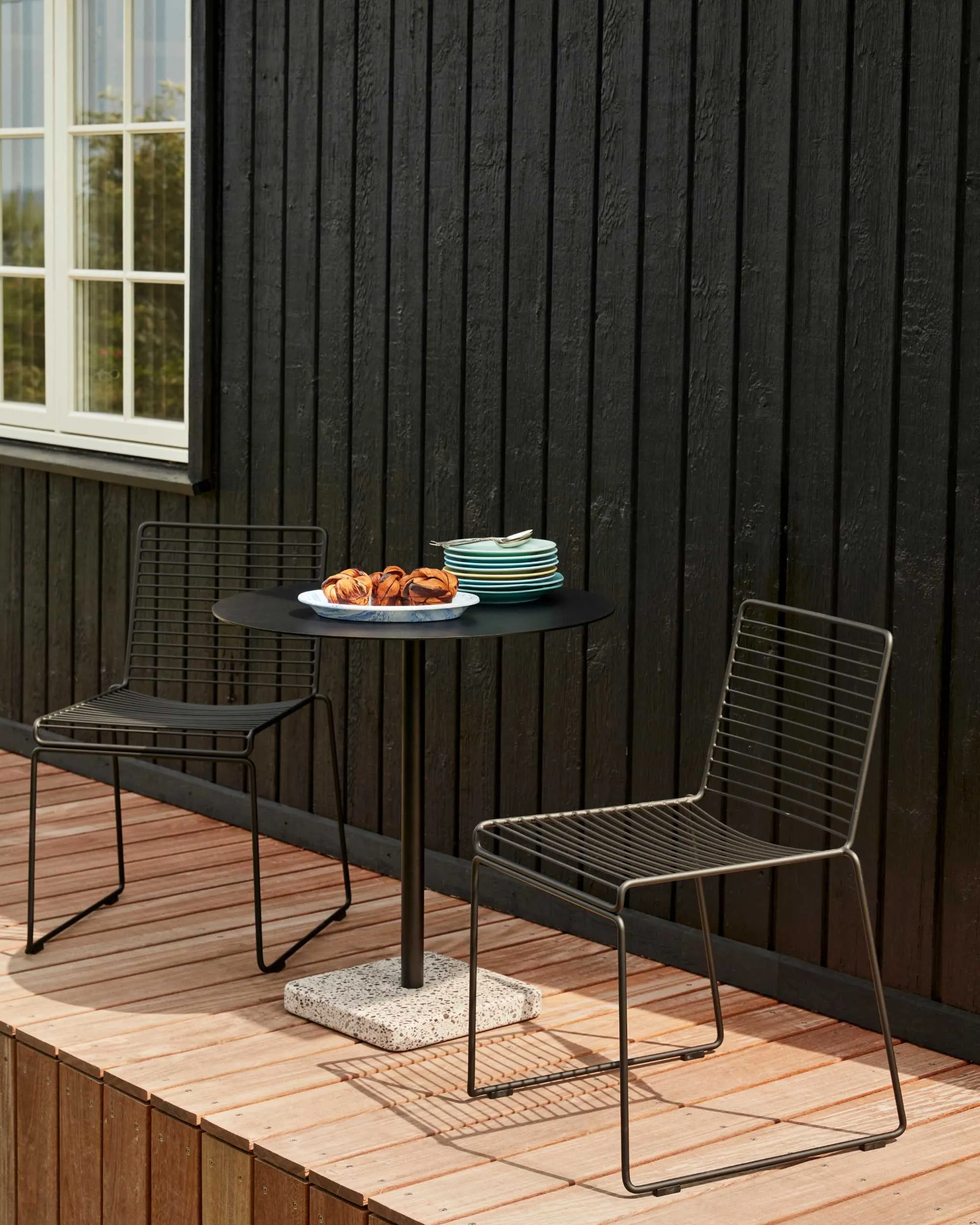 Hay Hee dining chair, black (outdoor)