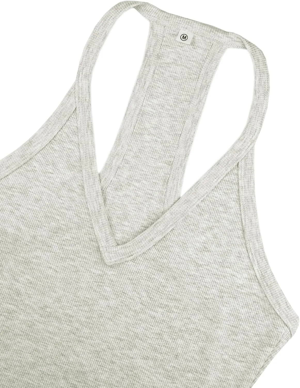Jar of Love Workout Tank Tops for Women V Neck Racerback Slim Fit Ribbed Sapghetti Tank Fitted Basic Cami Tops