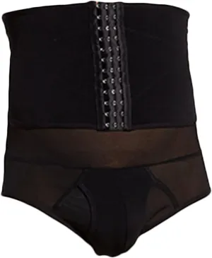 JEsilunmaMY Men's Girdle Waist Trainer Briefs High Waist Tummy Control Body Shaper Slimming Butt Lifter Shapewear Underwear