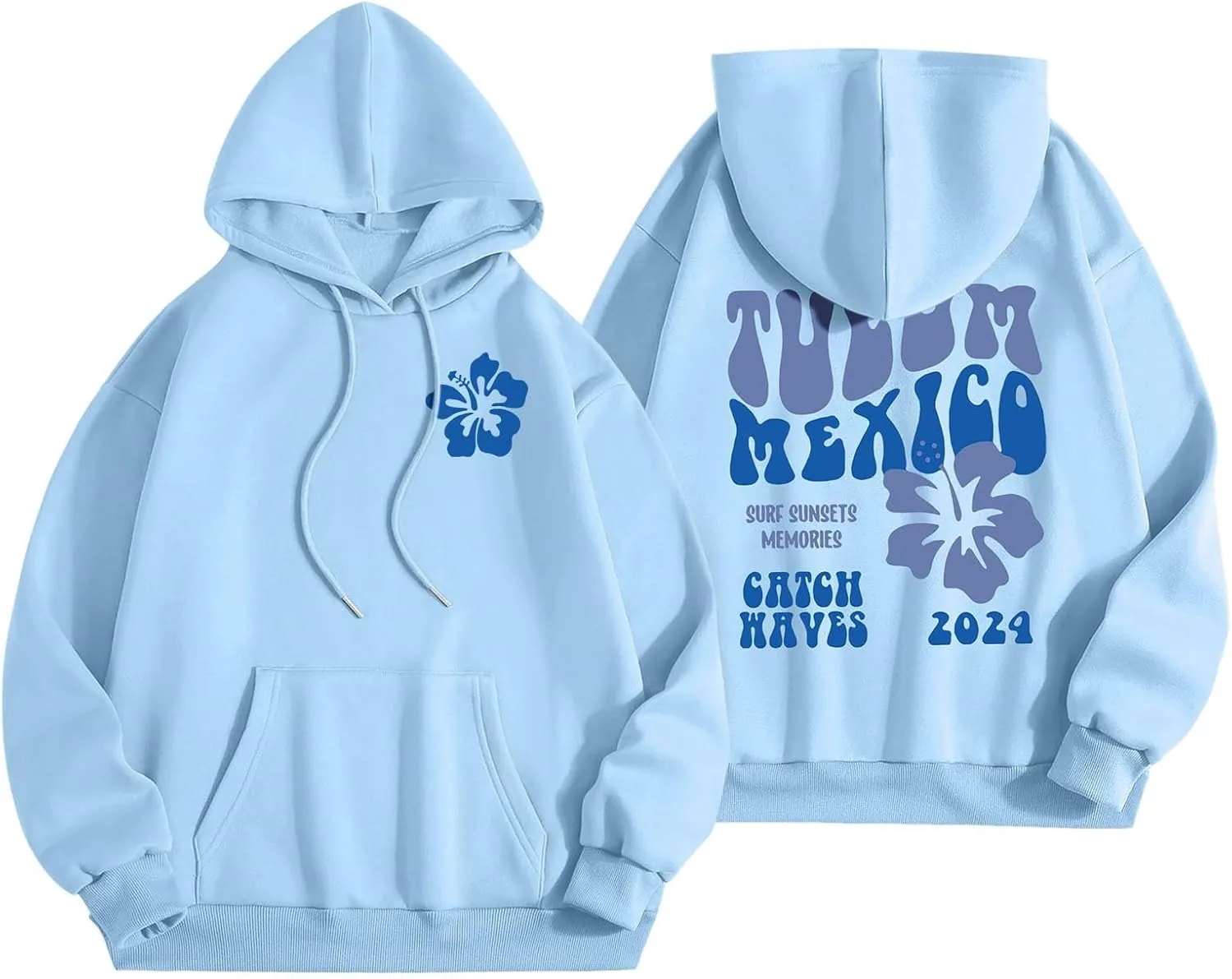 Jesus Loves You Hoodie, Preppy Hoodies for Women Letter Graphic Printed Sweatshirts with Pocket Comfy Fleece Pullover Tops