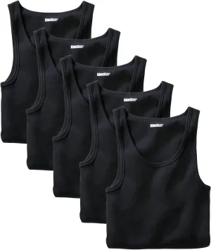 KingSize Men's Big & Tall 3-Pack Ribbed Cotton Tank Undershirt