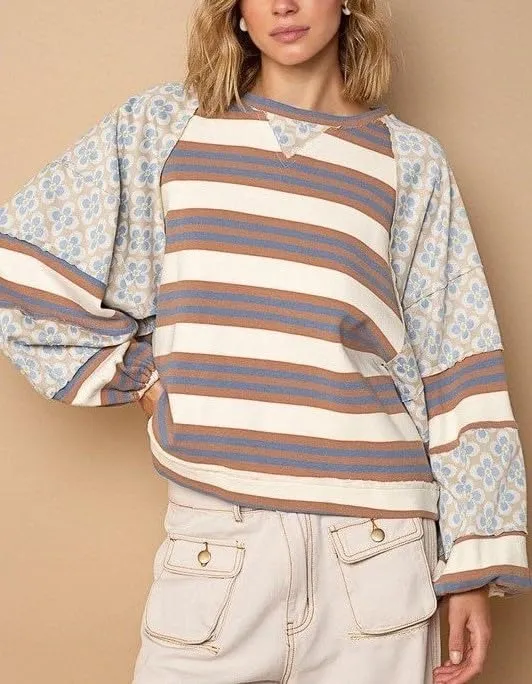KOSUSANILL Oversized Sweatshirt for Women Y2K Graphic Crewneck Pullover Sweater Loose Fit Long Sleeve T-Shirt Top Fall