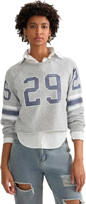 KOSUSANILL Oversized Sweatshirt for Women Y2K Graphic Crewneck Pullover Sweater Loose Fit Long Sleeve T-Shirt Top Fall