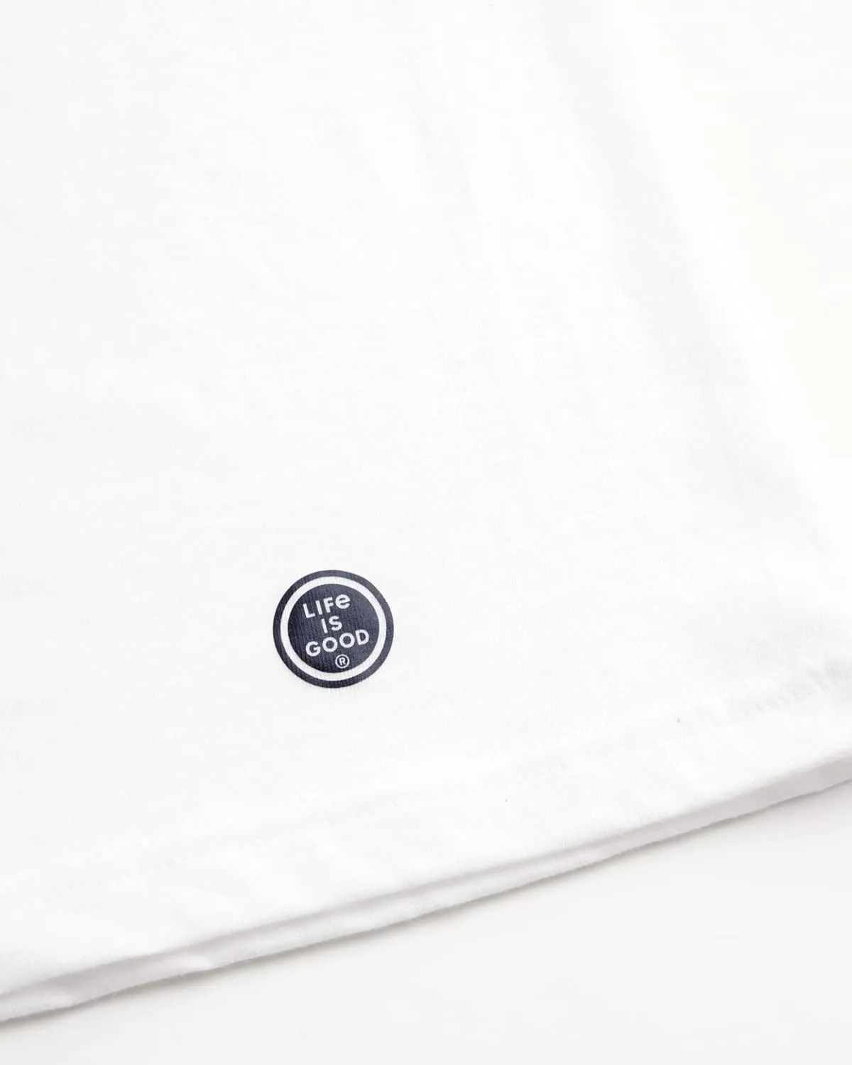 Life is Good Mens Undershirts - 6 Pack Lightweight Breathable Cotton Crewneck and V-Neck T Shirts for Men (Sizes: S-XL)