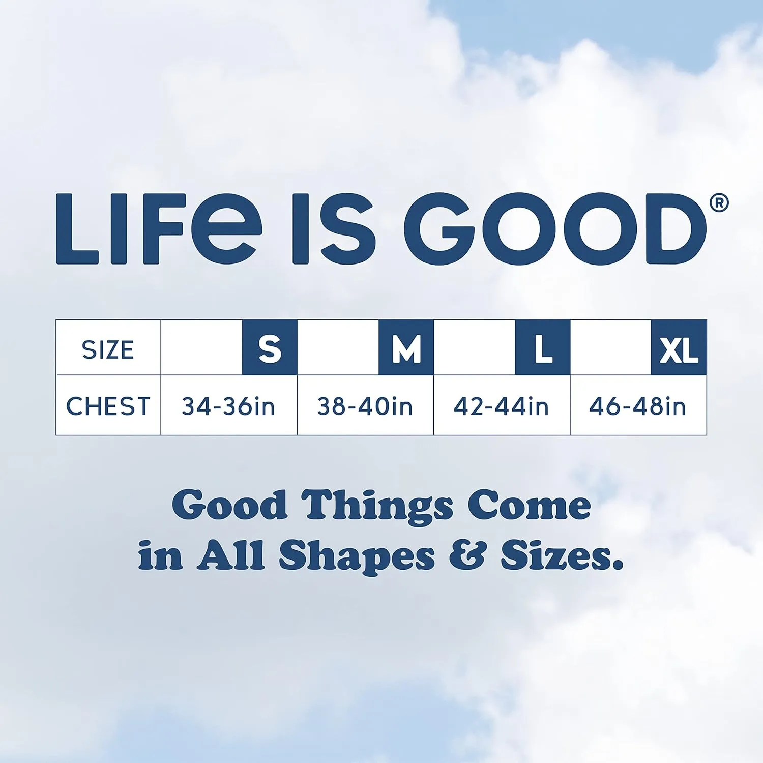 Life is Good Mens Undershirts - 6 Pack Lightweight Breathable Cotton Crewneck and V-Neck T Shirts for Men (Sizes: S-XL)