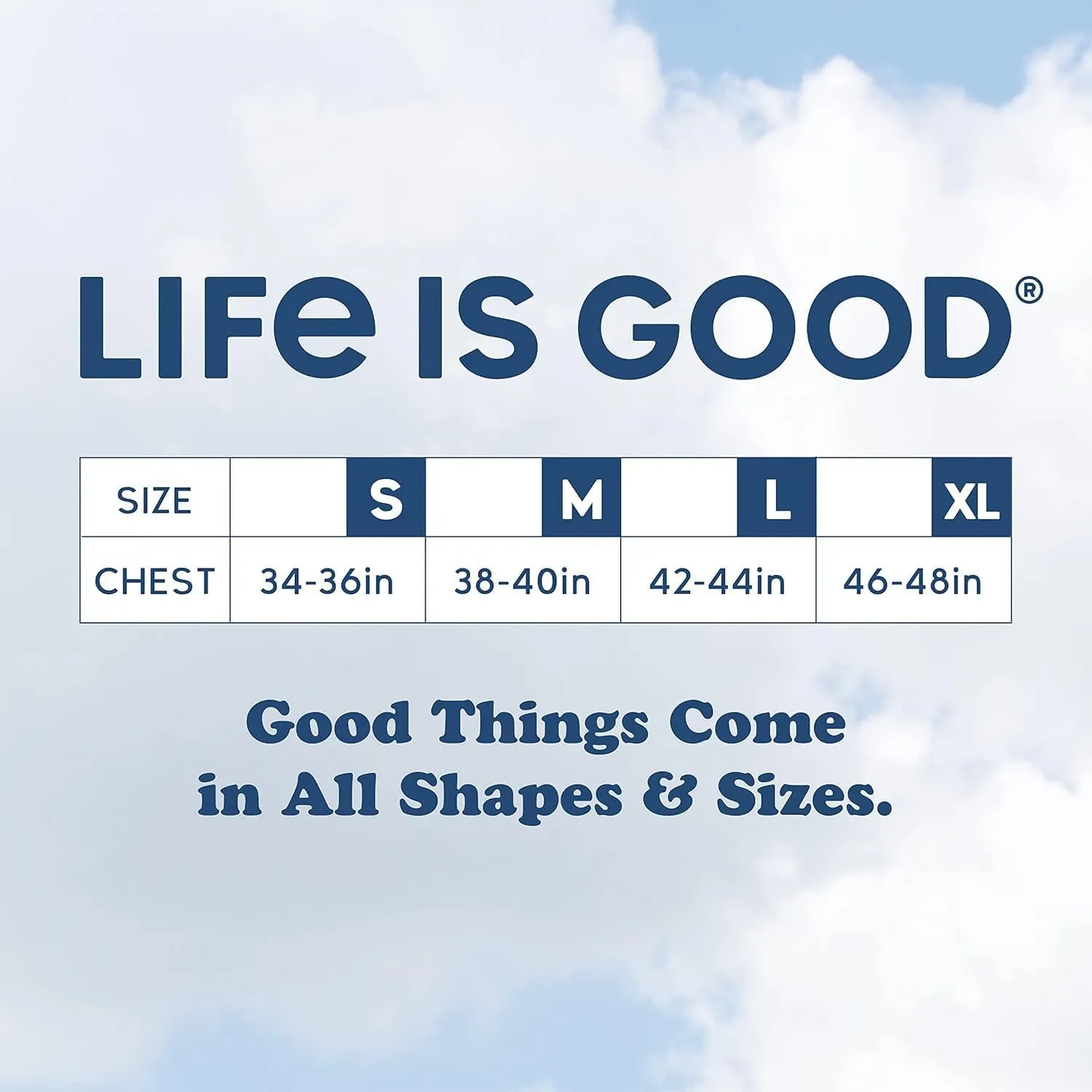 Life is Good Mens Undershirts - 6 Pack Lightweight Breathable Cotton Crewneck and V-Neck T Shirts for Men (Sizes: S-XL)