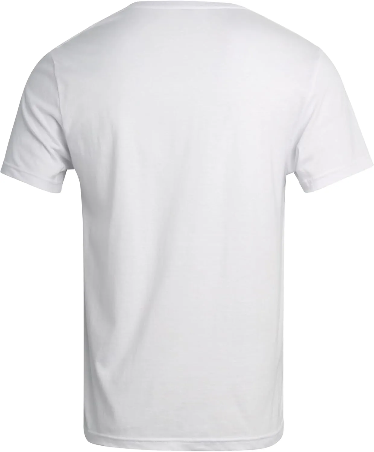 Life is Good Mens Undershirts - 6 Pack Lightweight Breathable Cotton Crewneck and V-Neck T Shirts for Men (Sizes: S-XL)