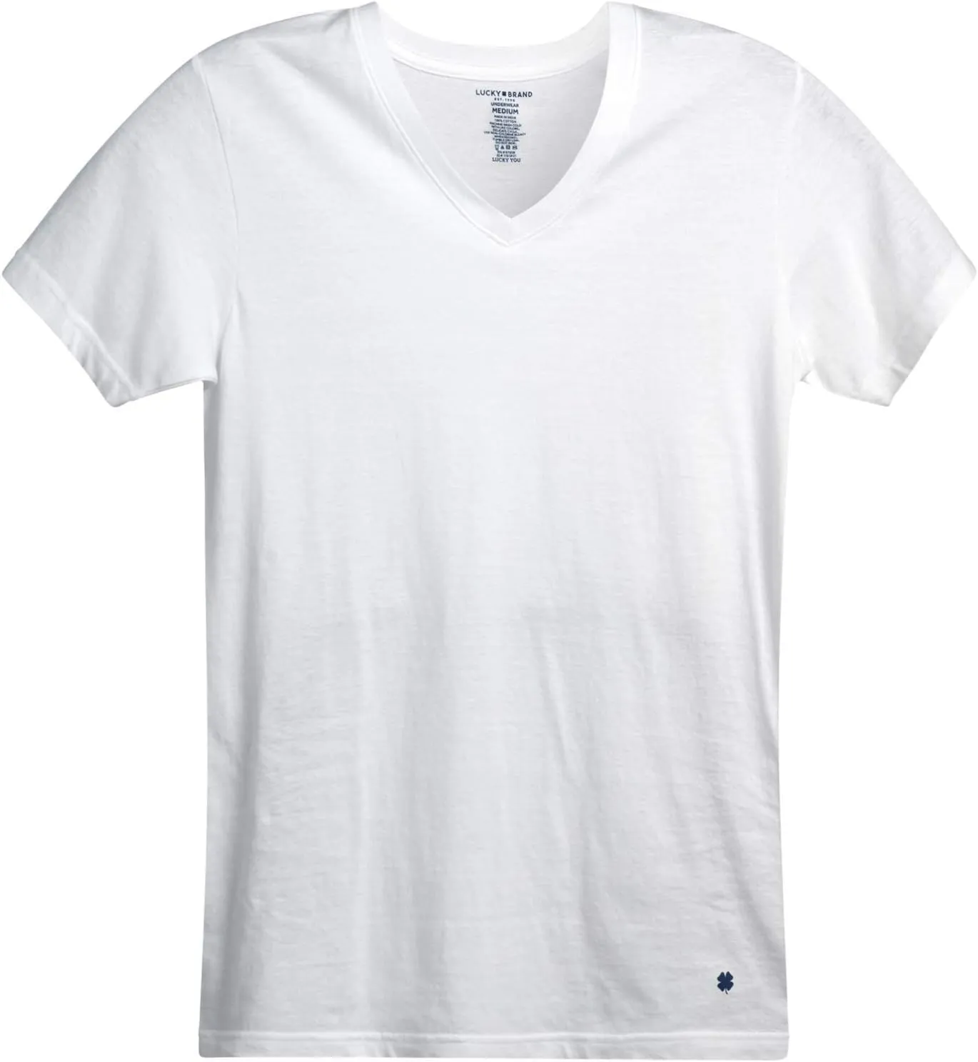 Lucky Brand Men's Undershirt - 3 Pack Slim Fit Short Sleeve Mens T-Shirts (S-XL)
