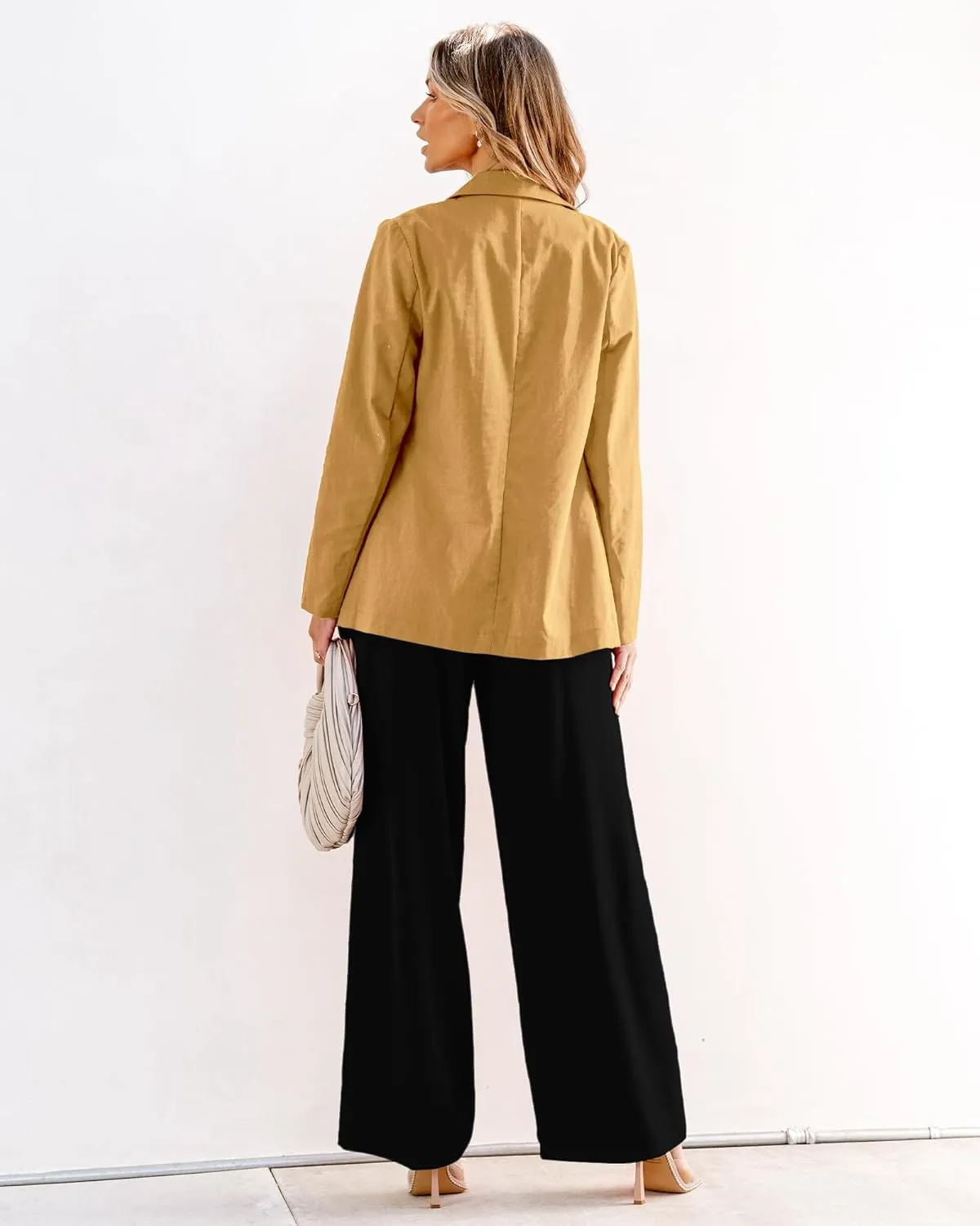 luvamia Blazers for Women Business Casual Dressy Work Fashion Lightweight Spring Summer Linen Unlined 2025 Suit Jackets