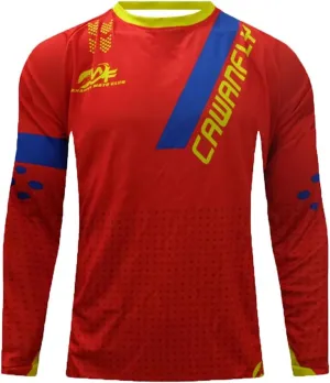 Men's Cycling Jersey Mountain Bike Motorcycle Tops Downhill Shirts Long Sleeve Quick-Dry Bicycle Racing Clothes