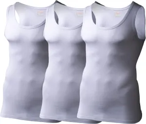 Men's Multi-Pack Ribbed Tank Tops A-Shirts - Sleeveless Workout Undershirts