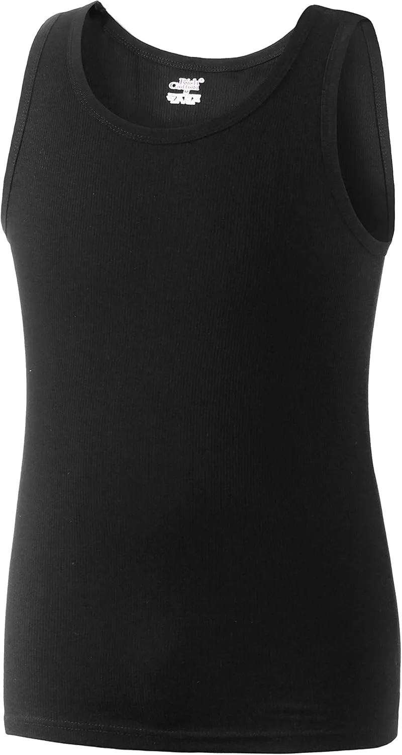 Men's Multi-Pack Ribbed Tank Tops A-Shirts - Sleeveless Workout Undershirts