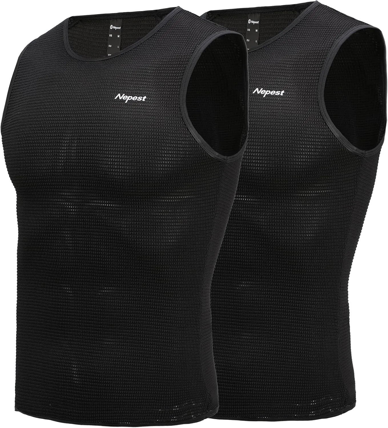 Mens Vests/Short Sleeve Biking Base Layer Mesh Sleeveless Cycling Baselayer Bicycle Ultralight Undershirts