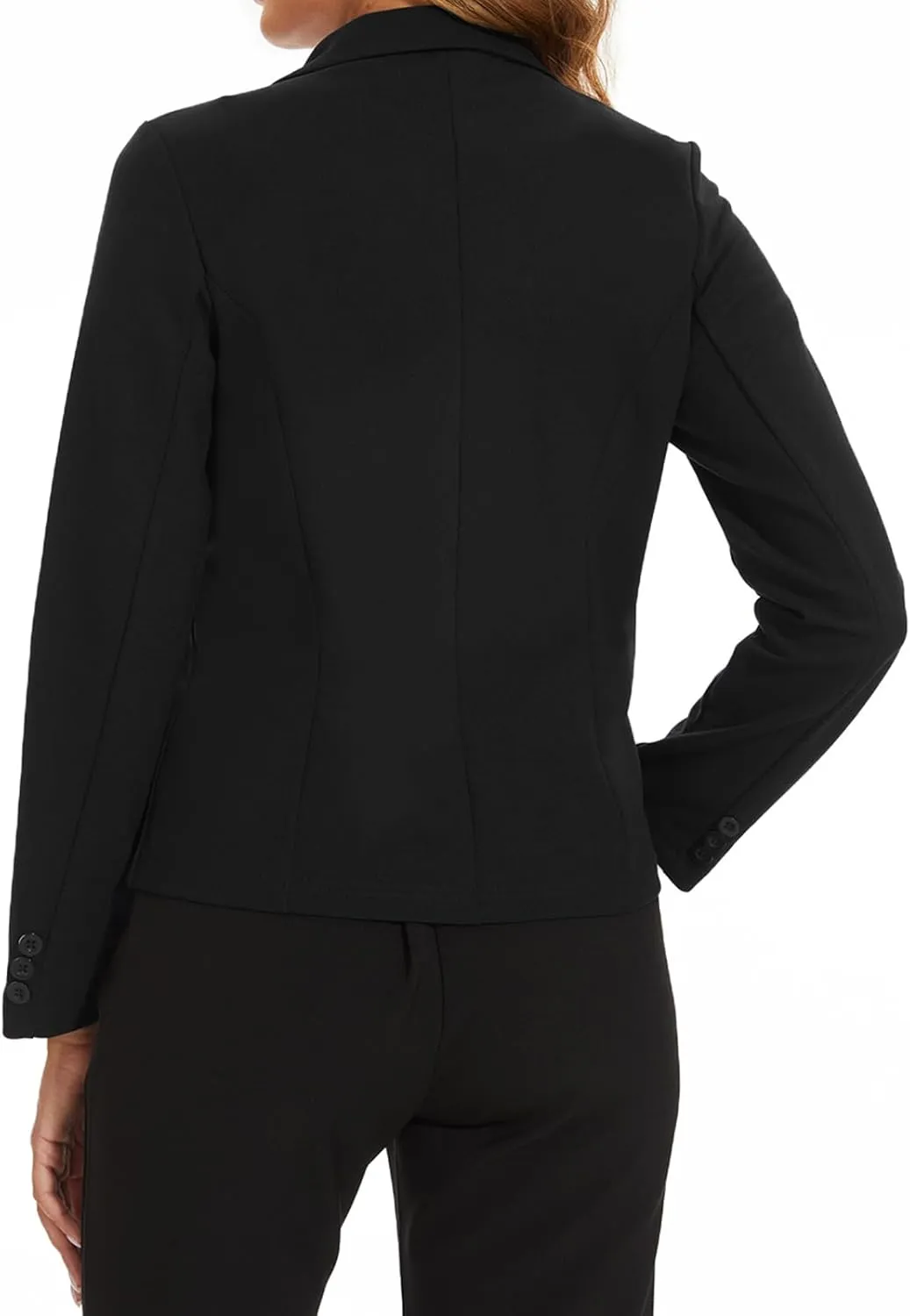 MINTLIMIT Blazers for Women Business Casual Long Sleeve Cropped Blazer Peak Lapel Double Breasted Suit Jacket with Pockets