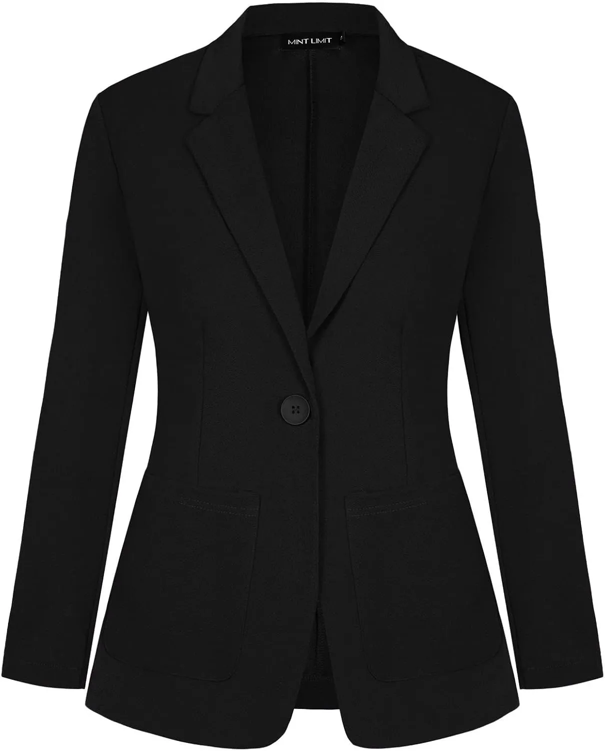 MINTLIMIT Blazers for Women Casual Long Sleeve Open Front Cardigan Button Work Office Blazers Jackets with Pockets
